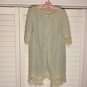 Vintage Christian Dior silk blend Housecoat/robe